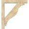 Ekena Millwork Funston Block Rough Sawn Bracket w/ Offset Brace, Douglas Fir, 6"W x 36"D x 40"H BKT0604X36X40FST05RDF - alternate 4
